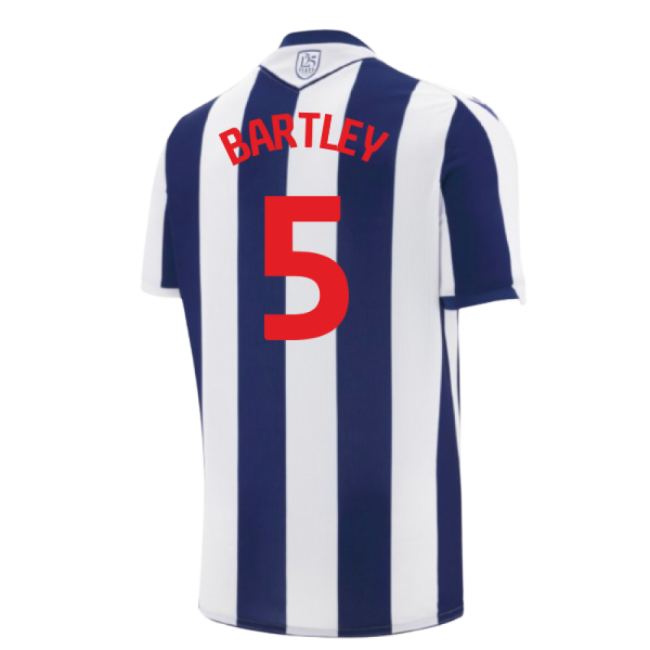 2025-2026 West Brom Home Official Shirt Quick-Dry Lightweight Bar#565