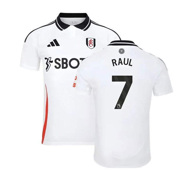 Fulham Official Home Football Shirt 2024-20 Raul 7 L M S