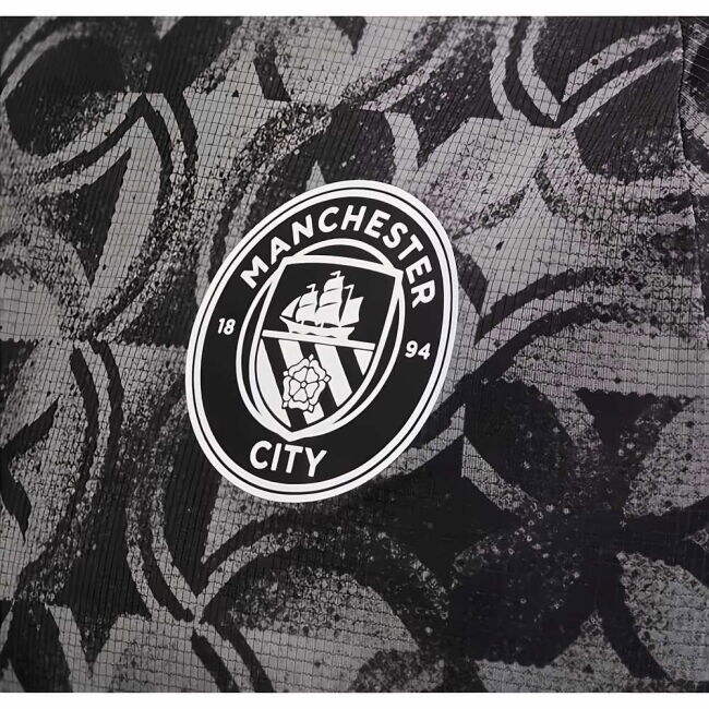 Chic Man City 2025-2026 Man City Warm Up Jersey (Black) (Echeverri ...