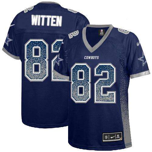 Authentic Dallas #None Navy Drift Fashion Elite NFL Jersey stitched