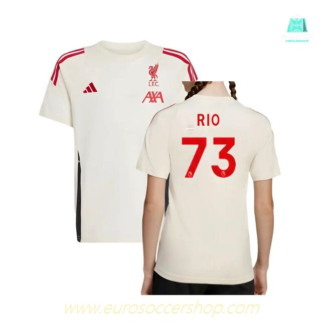 2025-2026 Liverpool Training Tee (White) - Kids (Rio 73)