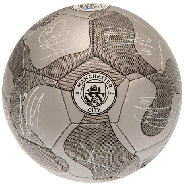 classic Manchester City FC Camo Sig Football