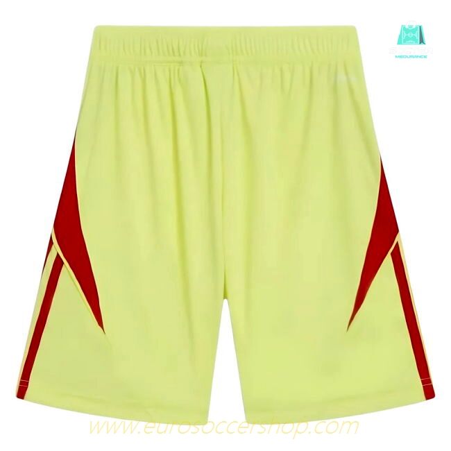 2025-2026 Arsenal Home Goalkeeper Shorts (Yellow) - Kids