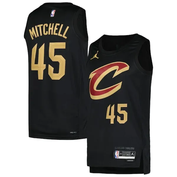 Donovan Mitchell CLE Swingman Jersey - exclusive stylish - Black