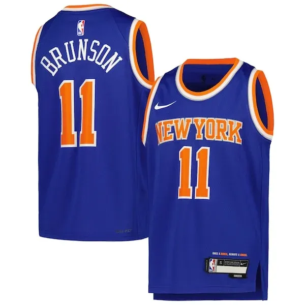 Jalen Brunson NYK Swingman Jersey - classic exclusive - Blue