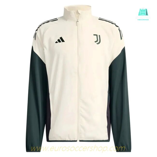 2025-2026 Juventus EU Presentation Jacket (Ecru Tint)