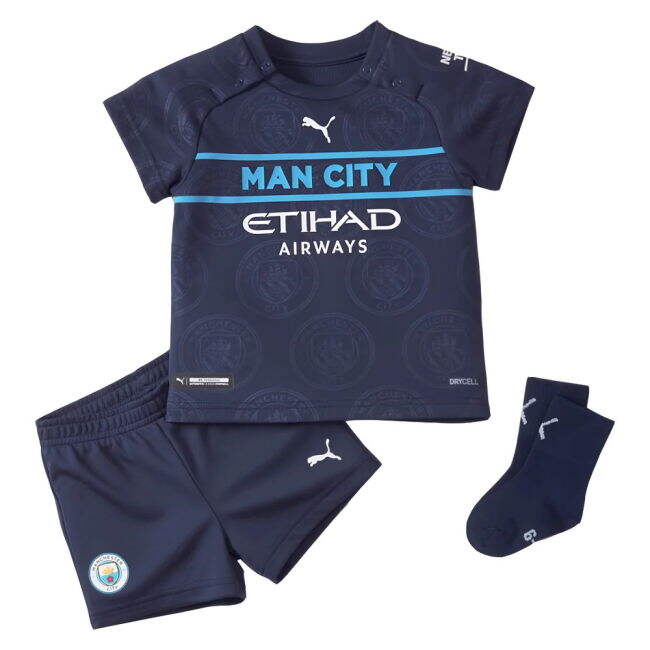 Man City Authentic 2021-2022 Man City 3rd Baby Kit Perfect Fit