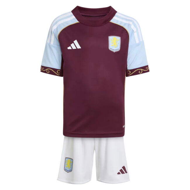 Aston Villa Official 2025-2026 Home Soccer Jersey - Breathable