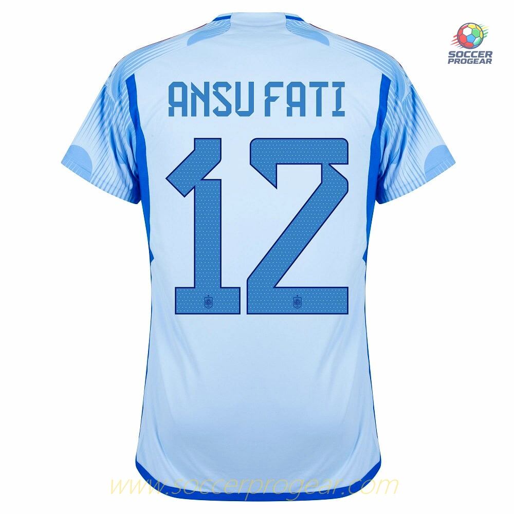 SPAIN High Quality AWAY JERSEY 2023 2024 ANSU FATI