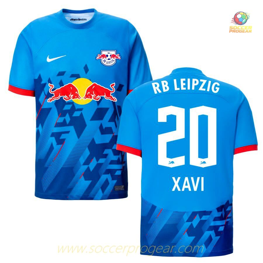 MAILLOT RB LEIPZIG German Bundesliga THIRD 2023 2024 XAVI