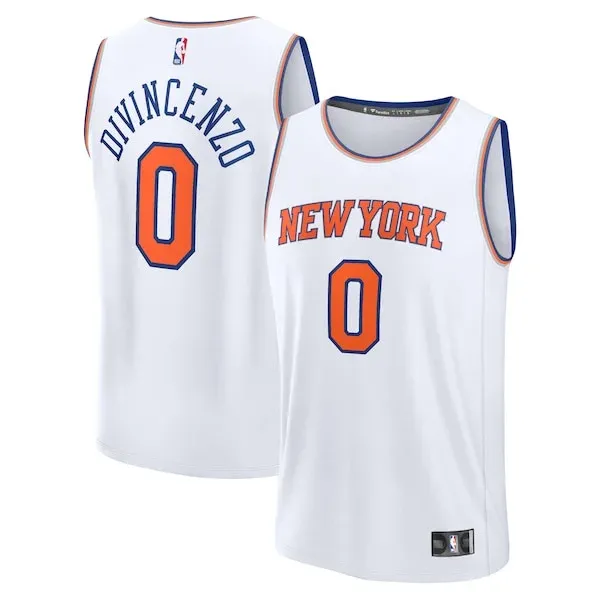 Donte DiVincenzo NYK Replica Jersey - premium replica-jersey - White