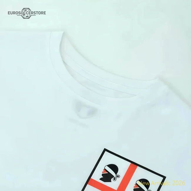 Cagliari 12th Man - White Supporter Tee - Premium Collection