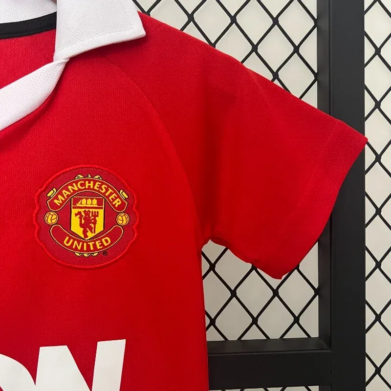 2010-2011 Kids Manchester United Jersey retro kit