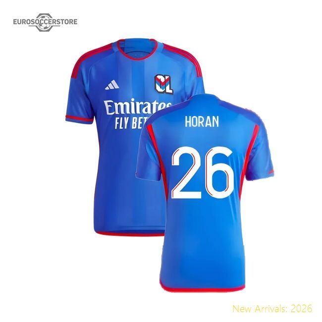 Premium Official 2023-2024 Olympique Lyon Away Shirt (Horan 26)