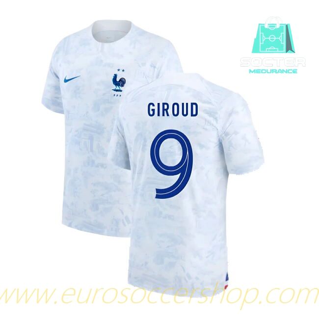 2022-2023 France NT Away Kit (GIROUD 9)