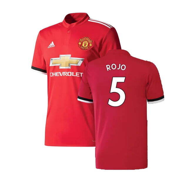Officially Licensed Man Utd Rojo 5 2017 Manchester United 2017-18 H...