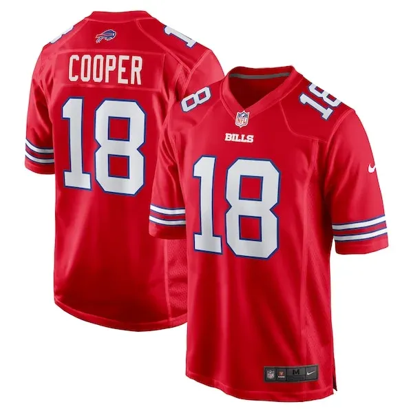 None Amari Cooper Game Jersey - Red | NFL Player Jersey | NFL Football