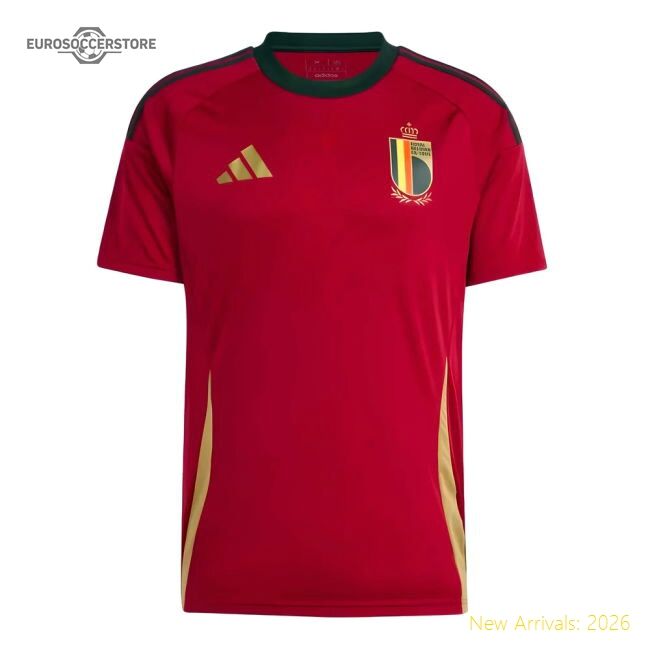 Belgium 2024-2025 Official Home Jersey - Athletic Classic