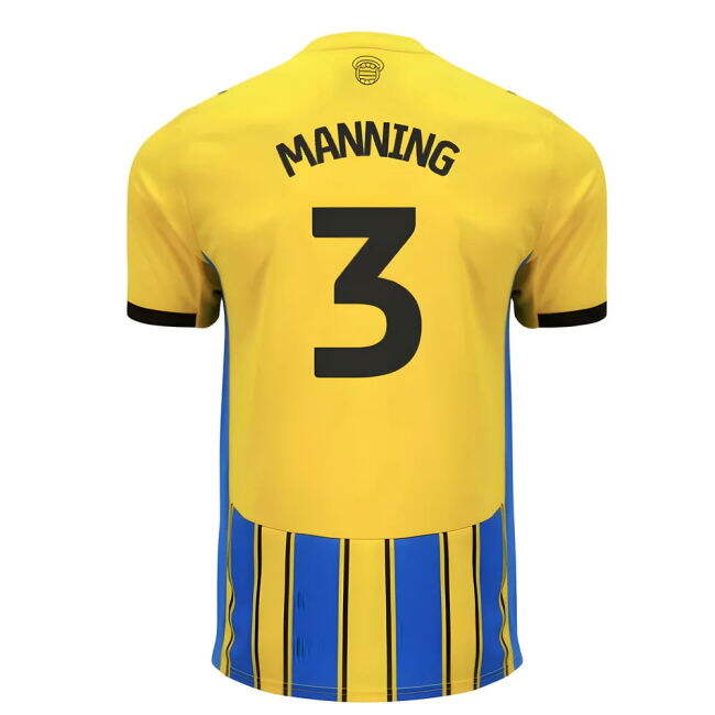 Manning 3 Southampton A Team Professional Grade Away Pro Level Shirt