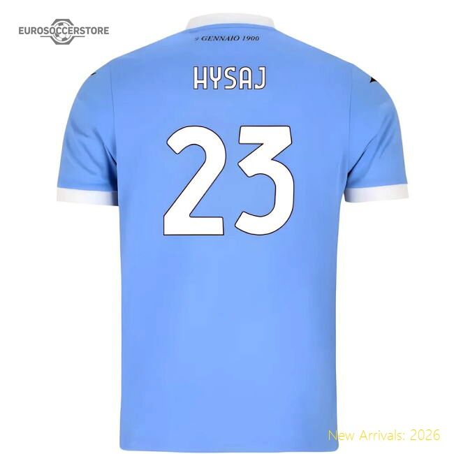 Premium-grade 2025-2026 Ss Lazio Home Shirt (hysaj 23) - Premium Collection