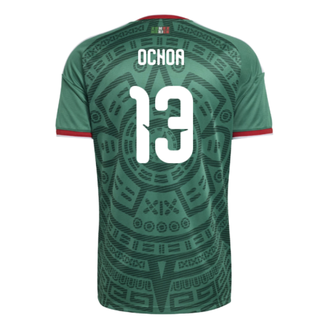 Retro 2026-2027 Mexico Home Shirt (Ochoa 13) for World Cup Celebration