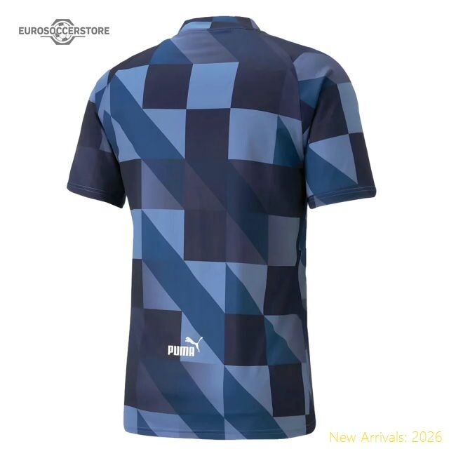 Pre-match Authentic Man City Jersey Premium Quality Football Apparel