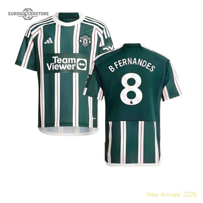 Premier League B Fernandes Away Jersey Football Climate Control