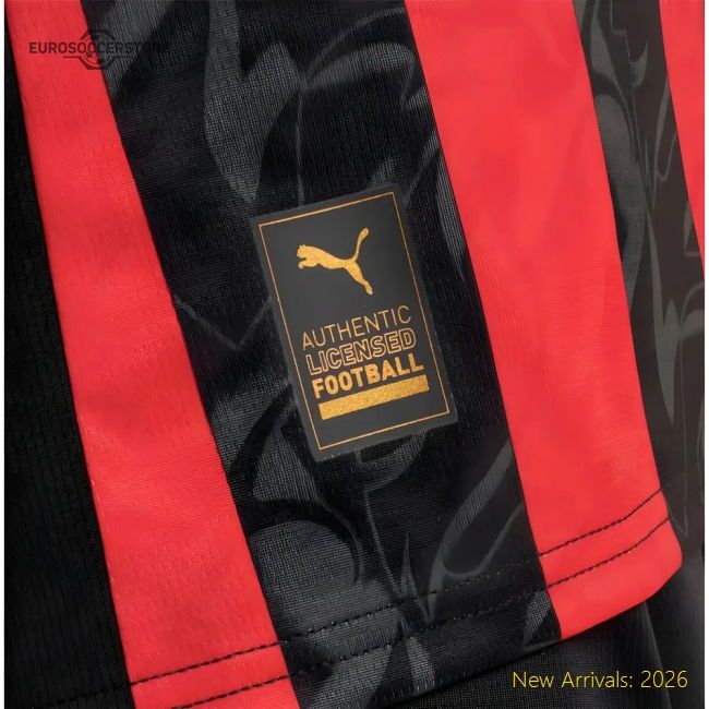 Ac Milan Top-tier Home Jersey Calcio Italiano Performance Fabric