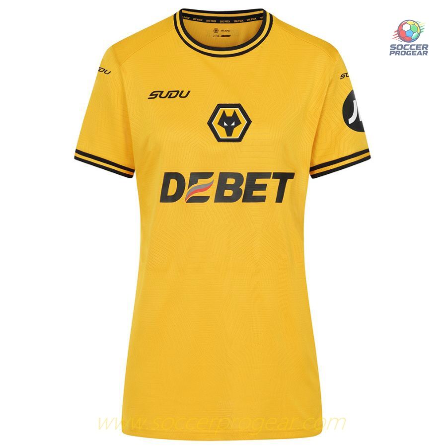 Wolverhampton Home Football Jersey 2024-2025 Season Women's