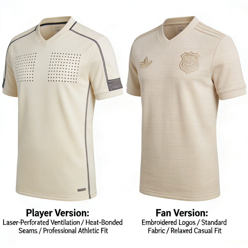 Player Version vs. Fan Version Jerseys: Key Differences Compared