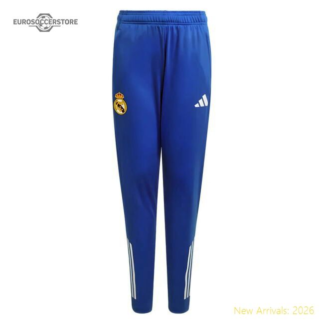 Premium 2025-2026 Real Madrid Eu Training Pants (blue) - Kids