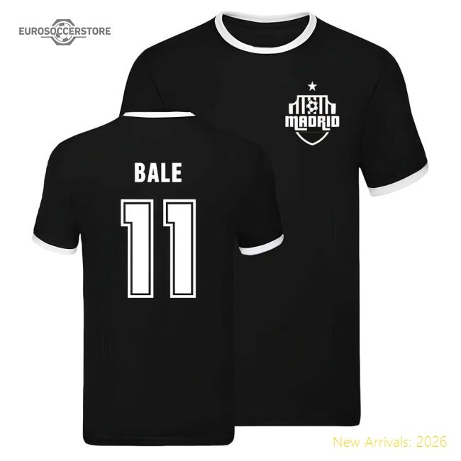 Real Madrid Ringer T-shirt (gareth Bale 11) - Great Value