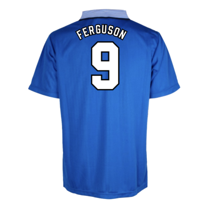 Original Everton 1996 Home Retro Shirt (Ferguson 9) Official Team Jersey