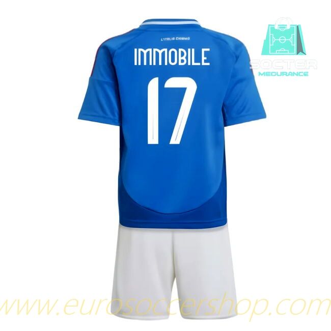 Authentic 2024-2025 Season Italy Home Shirt (IMMOBILE 17)