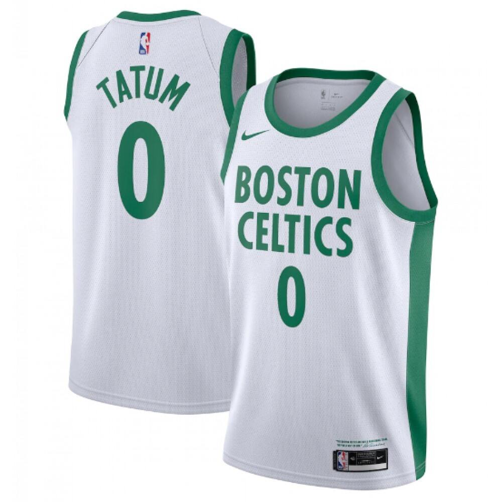 Official Jayson Tatum0 Boston Celtics White Jersey - - Game Day Essential