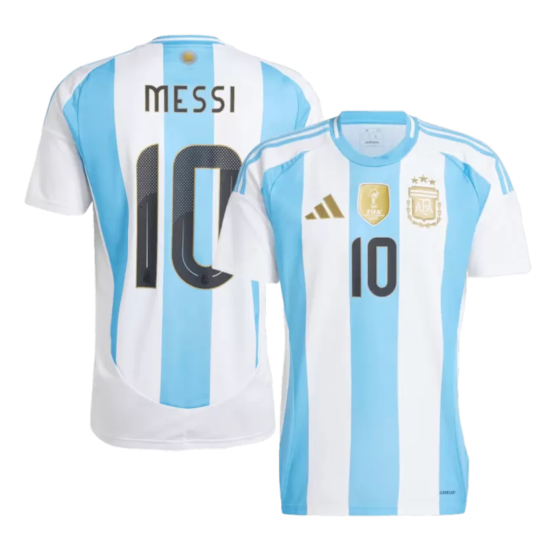MESSI #10 Argentina Home Soccer Jersey 2024 Authentic Kit