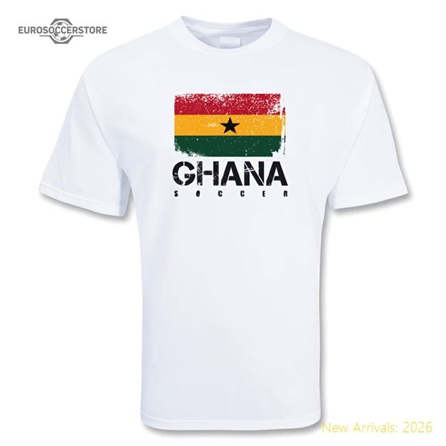 Ghana Soccer 20242025 Regular Tshirt  Top Athletic Lightweight