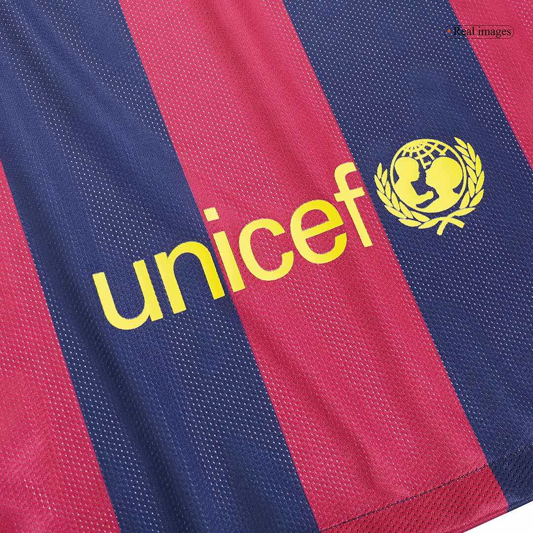 Retro NEYMAR JR #11 2014/15 Barcelona Home Long Sleeve Soccer JerseyAu