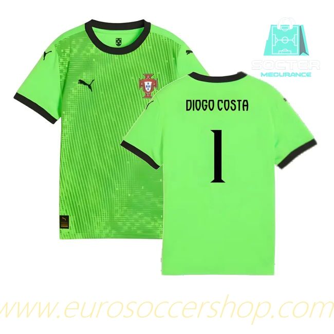 World Cup 2025-2026 Season Portugal Home Shirt Junior (Diogo Costa 1)