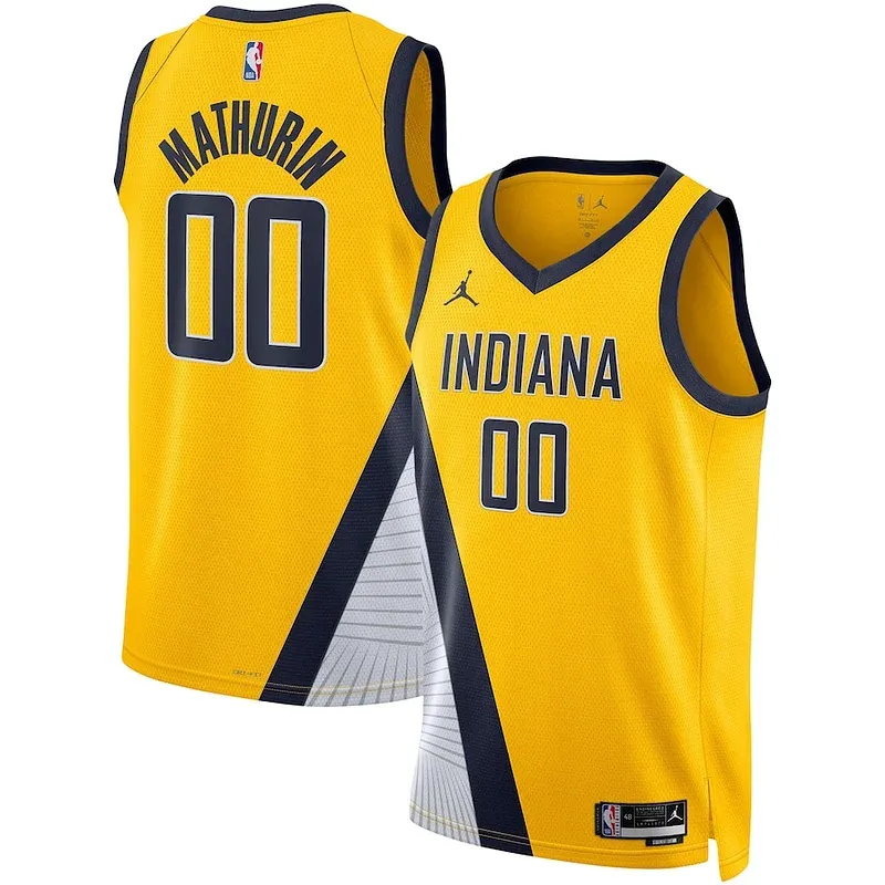 Premium-Quality Bennedict Mathurin IND Basketball Jersey - Team Colors