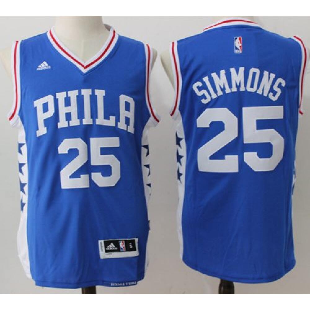 Fan Favorite Budget-Friendly Men's Sixers #25 Ben Blue Basketball Jersey