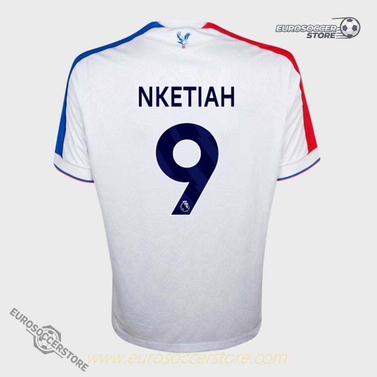 NKETIAH 9 Crystal Palace 25-26 Third Eagle White Football Jersey