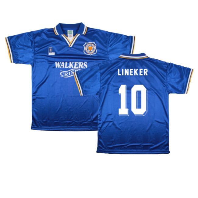 Official 1995 Leicester City Home Retro Shirt (lineker 10) - Premium