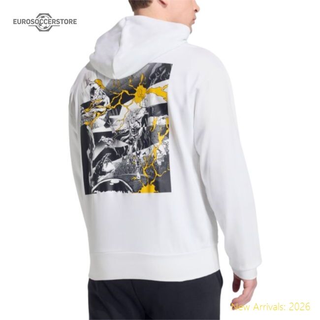 2025-2026 Real Madrid Marvel Hoody (white) - Fantastic Value