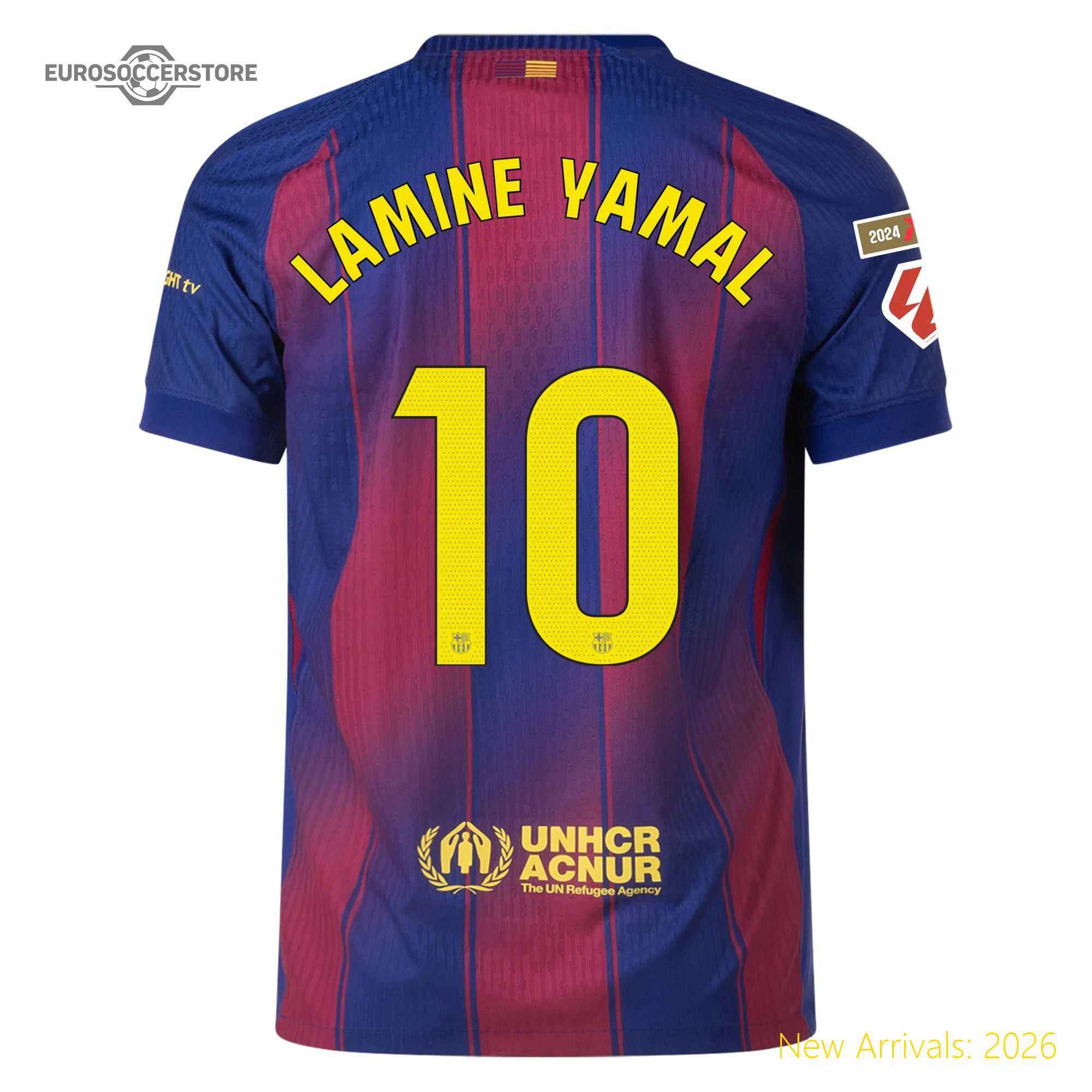 Men Bar Lamine Yamal Barcelona Home Home Durable Jersey 2023
