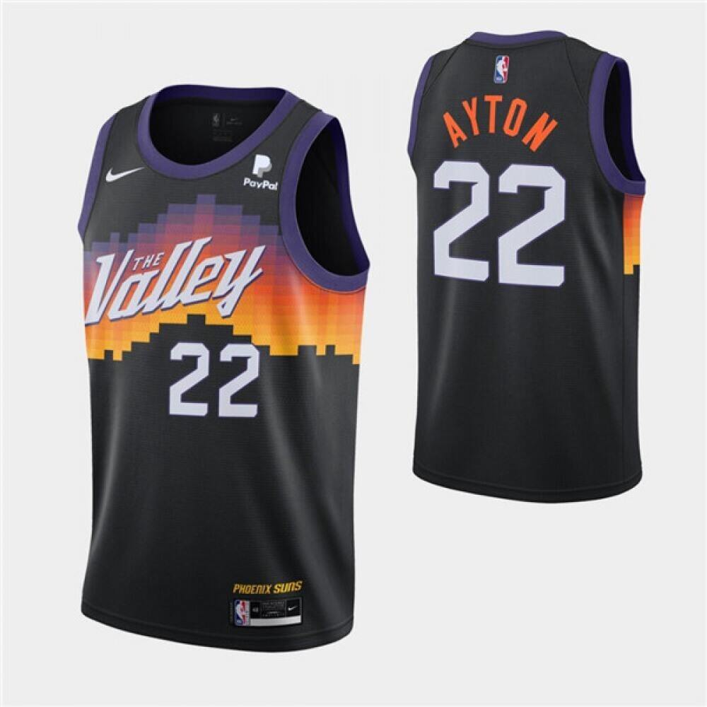 Limited Edition Men's Phoenix Suns #22 Deandre Black Basketball Jersey