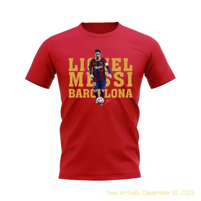 Barcelona (barca) Tee - Featuring Messi - Soccer Jersey