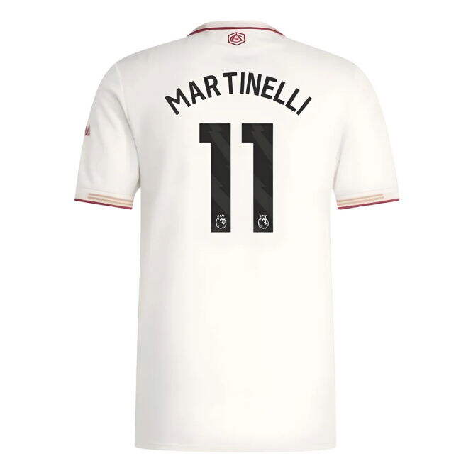 2025-2026 Arsenal Football Club Third Jersey (Martinelli 11)