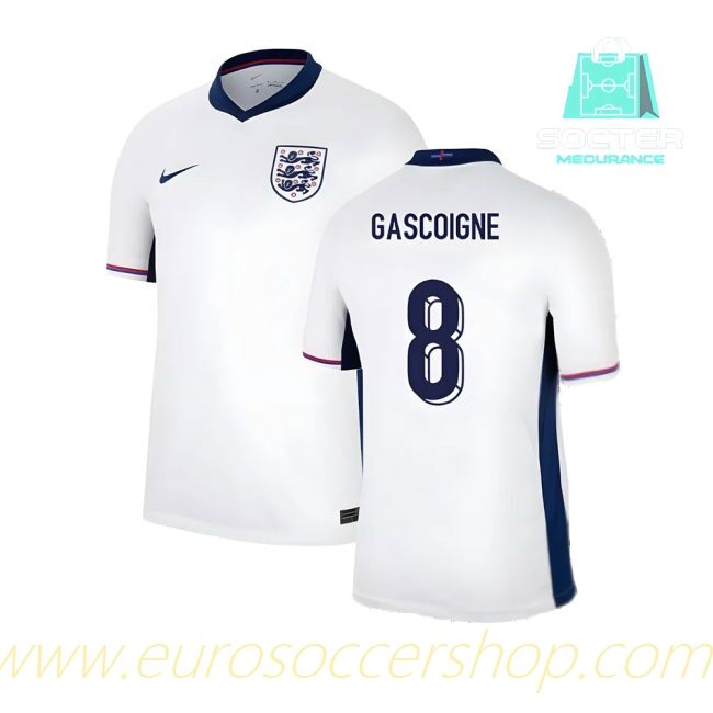 2024-25 Collection England National Team Genuine Home Shirt (Gascoigne 8)