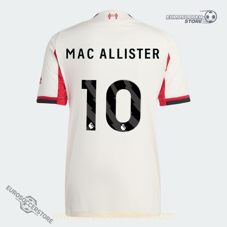 MAC ALLISTER 10 Liverpool Away Jersey 25-26 (Player Version)